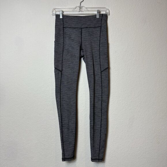 Lululemon Speed Up Tight 28 " Full On Luxtreme Heathered Gray Gym Women’s Size 6 - Picture 10 of 10